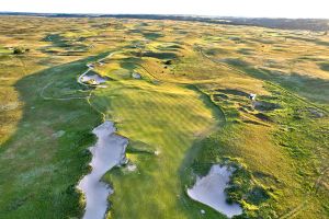 Prairie Club (Dunes) 15th Bunkers Aerial